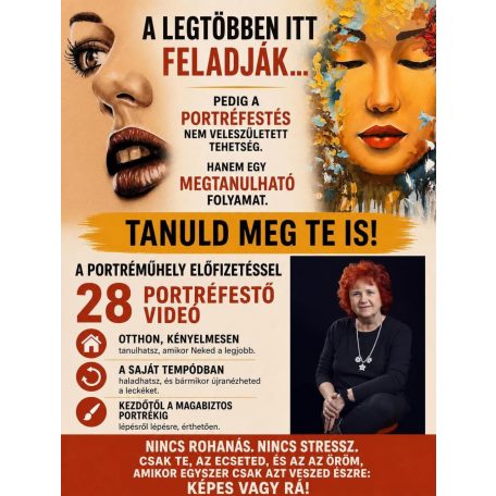 online festőkurzus - online festés - festés tanfolyam - festes kezdoknek online - elmenyfestes ajandek - ajandek festés - 
