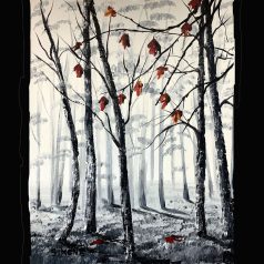 Kurzus - 13. SZÜRKE ÁRNYALAT SZÍNES MOTÍVUMMAL