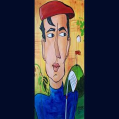 383. Pop Art Golf Portrait